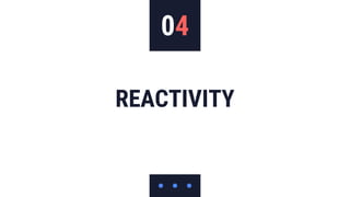 04
REACTIVITY
 