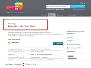 7
Wiener Adressregister goes OGD
 