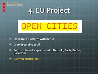 Open Data in Amsterdam | PPTX