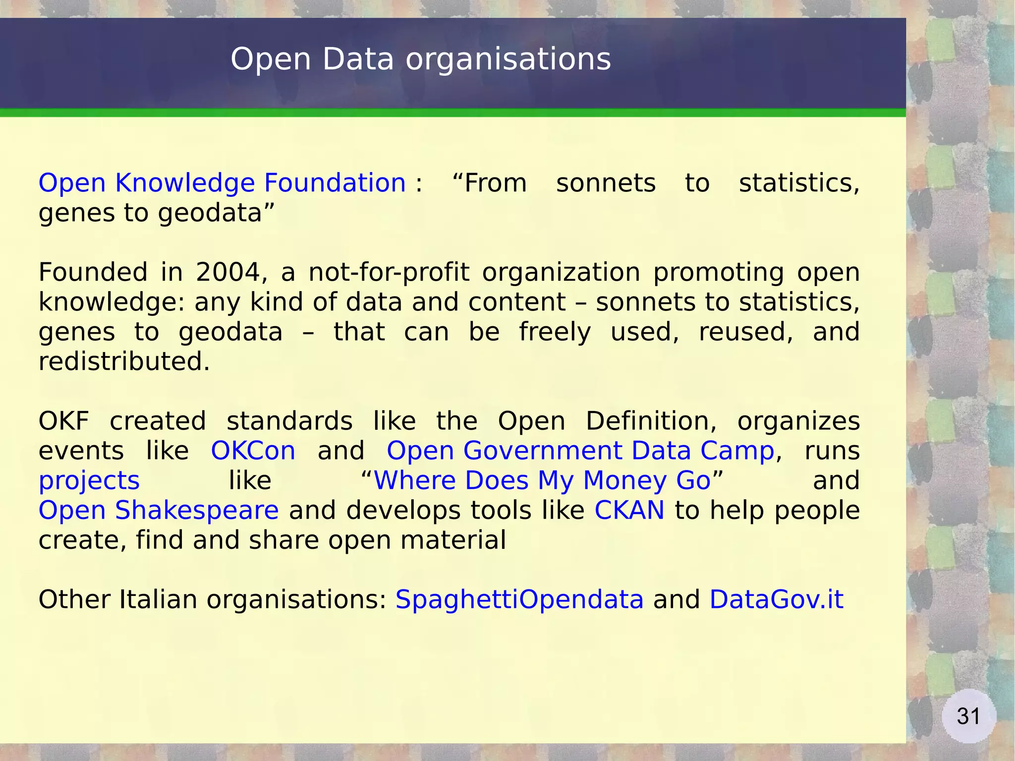 Make them  discoverable : post on the web and perhaps organize a central catalogue to list your open datasets (or put them in existing catalogues)  