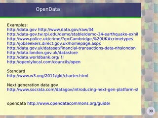 Structure  (schema, metadata, Data Definition) 