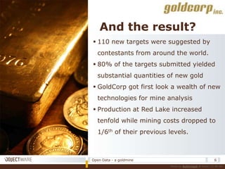 3Open Data - a goldmineCONTENTMATTERS 