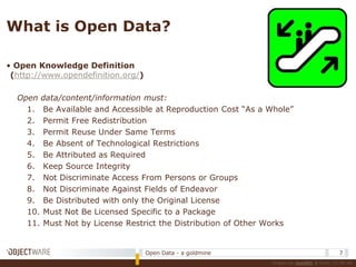 Whyisn’t it enough?Open source doesn’t require open formats