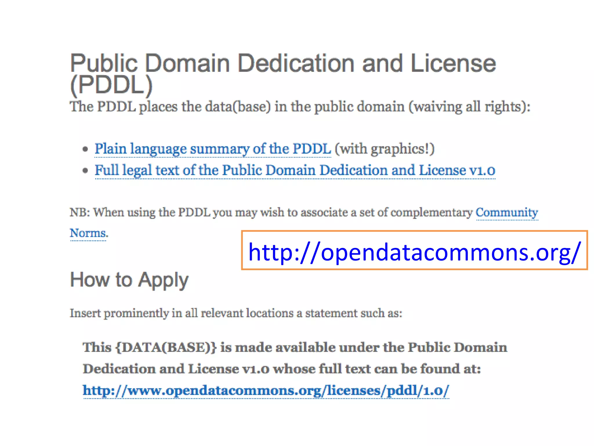 http:// opendatacommons.org / 