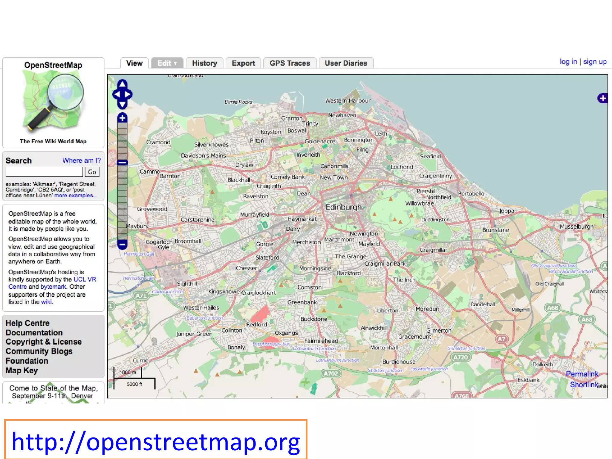 http:// openstreetmap.org 