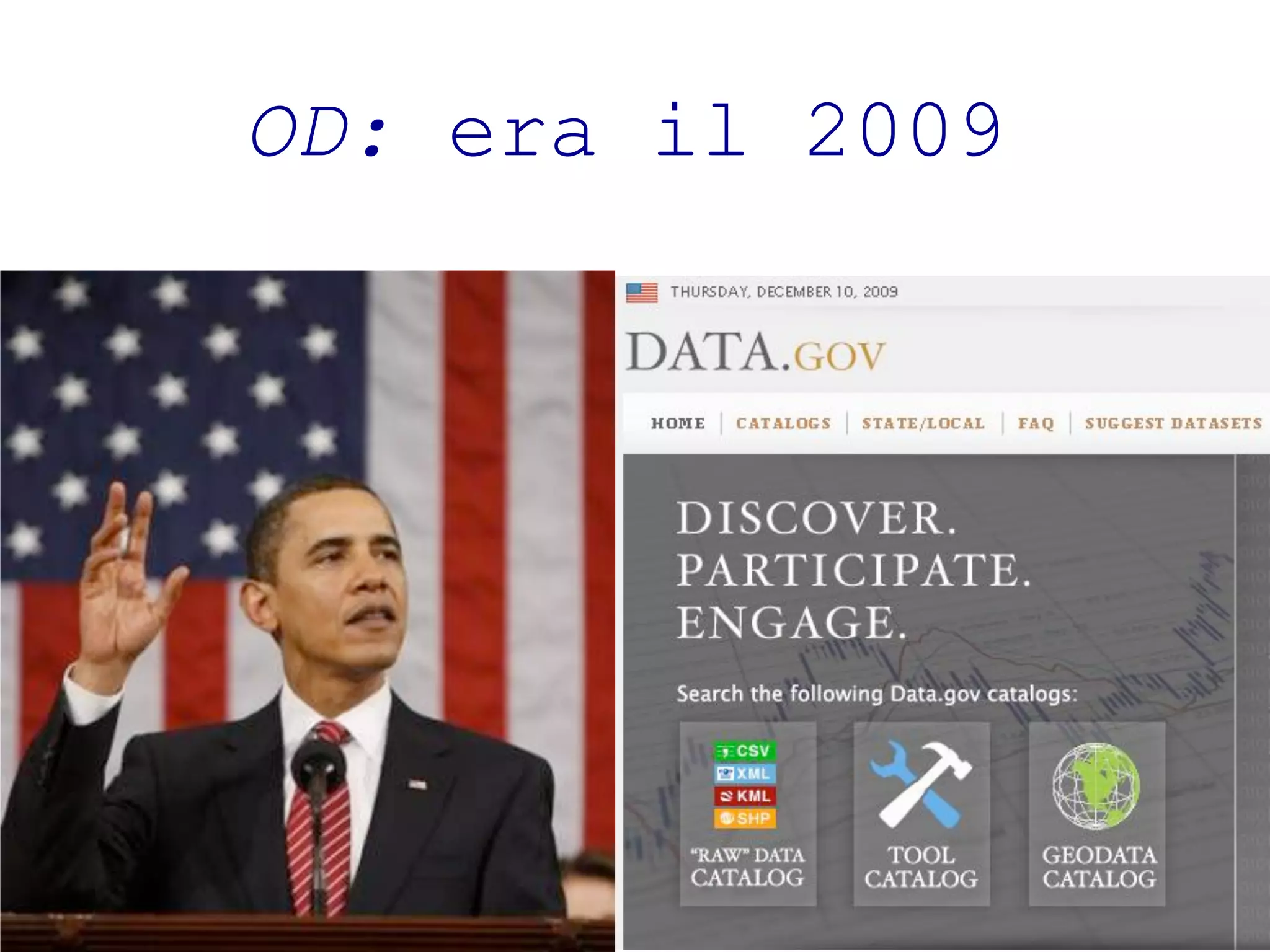 OD: era il 2009
 