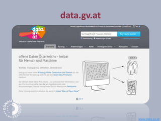 data.gv.at
www.data.gv.at
 