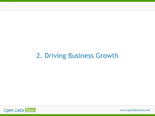2. Driving Business Growth

 