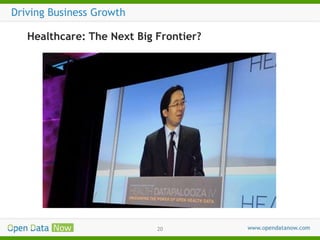 Driving Business Growth
Healthcare: The Next Big Frontier?

20

 