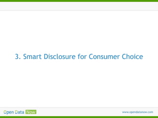 3. Smart Disclosure for Consumer Choice

 