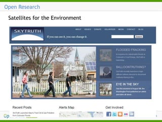 Open Research
Satellites for the Environment

55

 