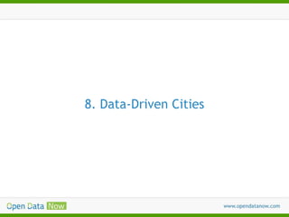 8. Data-Driven Cities

 