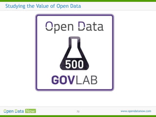Studying the Value of Open Data

70

 