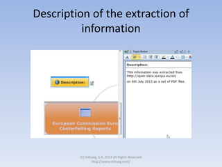 Description of the extraction of
information
(C) Infoseg, S.A. 2013 All Rights Reserved
http://www.infoseg.com/
 