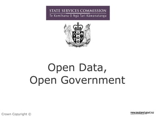 Open Data, Open Government 