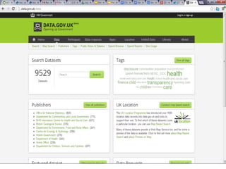 Catálogo del Reino Unido
 