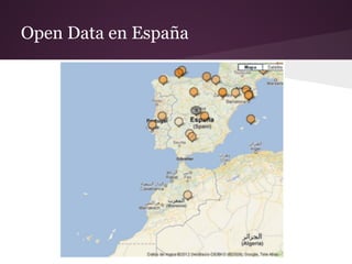 Open Data en España
 