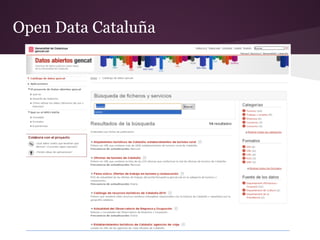 Open Data Cataluña
 