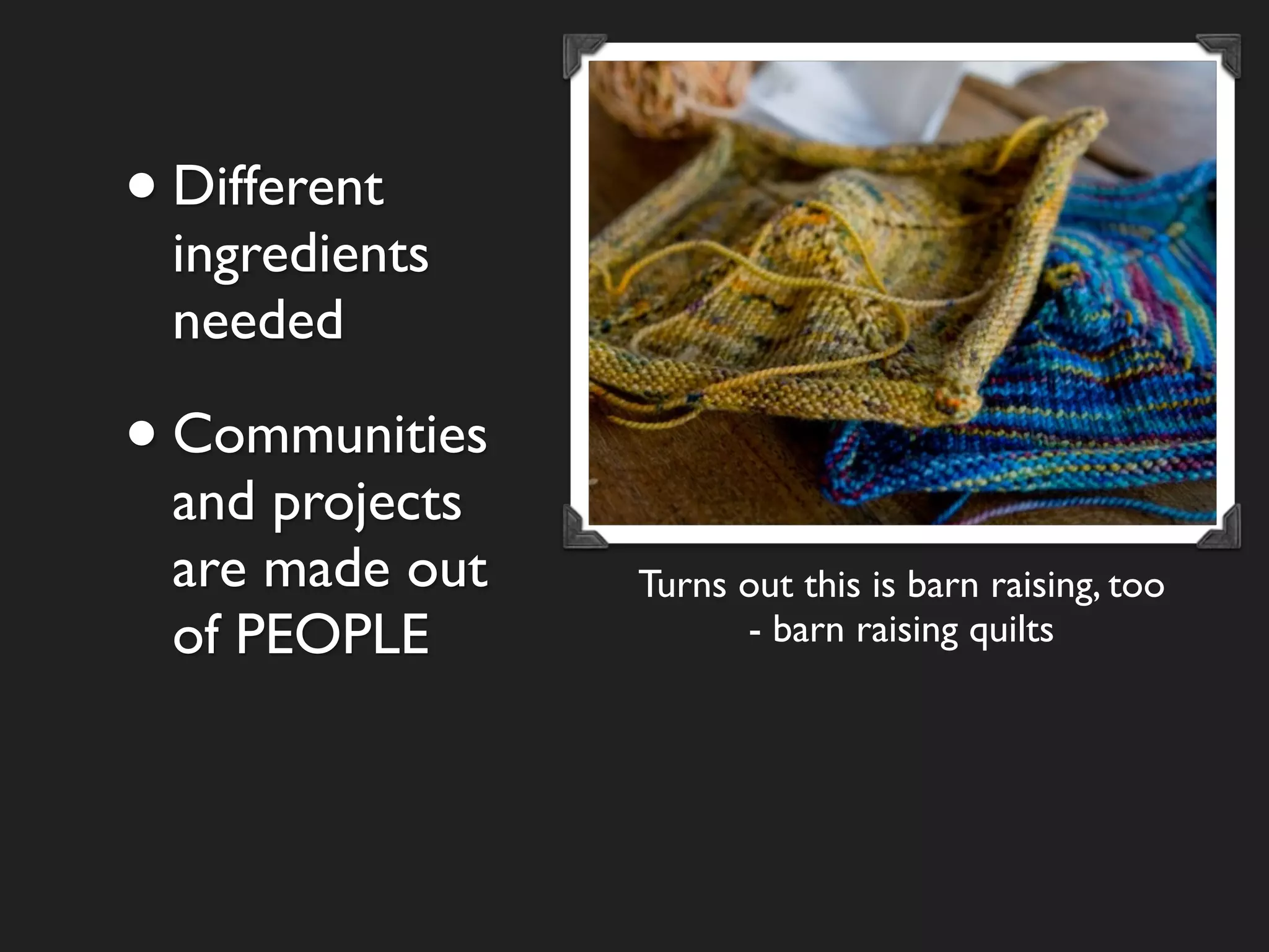 Open Data Semantic Web Community Barn Raising