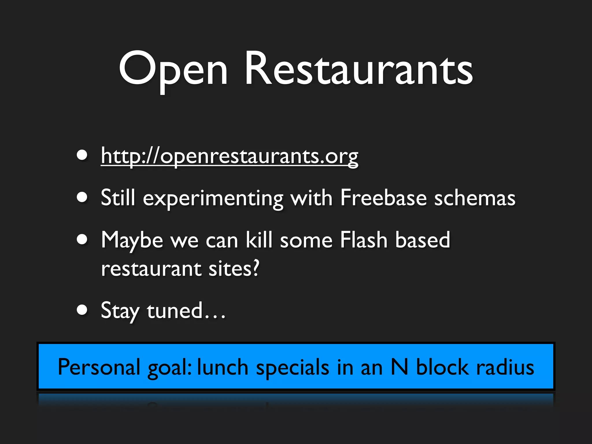 Open Data Semantic Web Community Barn Raising