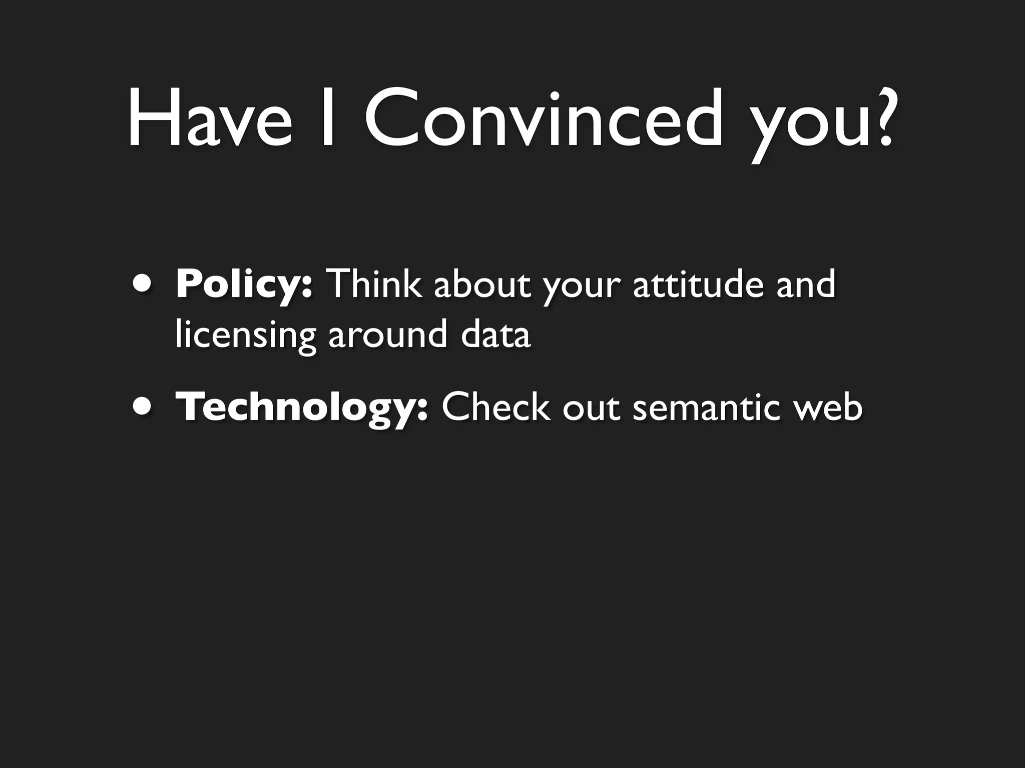 Open Data Semantic Web Community Barn Raising