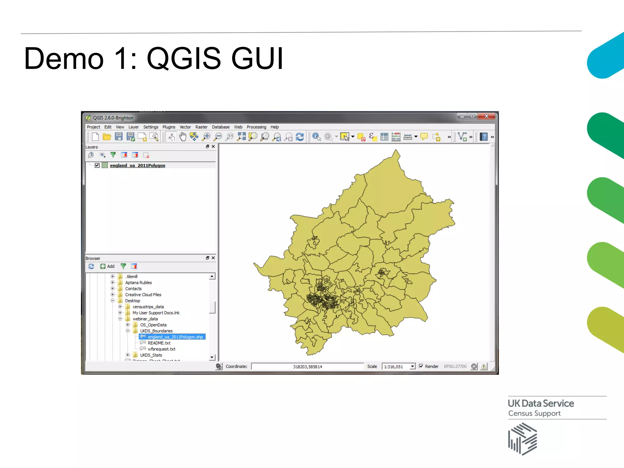 Demo 1: QGIS GUI
 