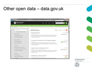 Other open data – data.gov.uk
 