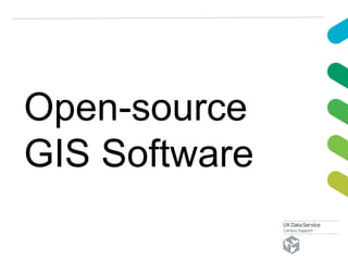 Open-source
GIS Software
 