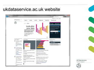 ukdataservice.ac.uk website
 