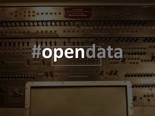 #opendata
 
