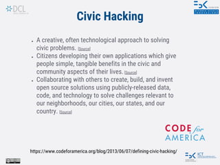 Civic Hacking in help for the visually impaireds | PPT
