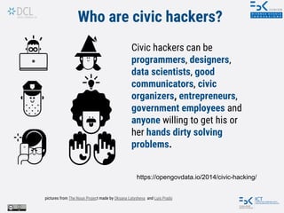 Civic Hacking in help for the visually impaireds | PPT