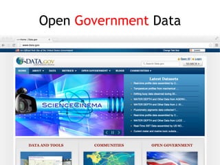 Open Government Data
13
 