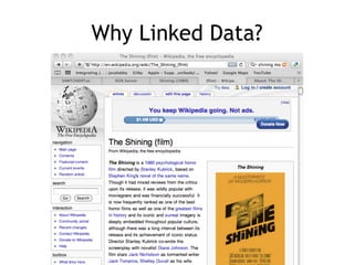 Why Linked Data?
 