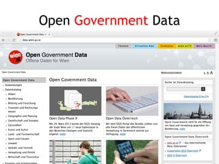 Open Data - Principles and Techniques