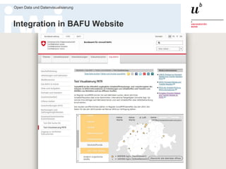 Dr. Matthias Stürmer, Forschungsstelle Digitale Nachhaltigkeit
Open Data und Datenvisualisierung
50
Integration in BAFU Website
 