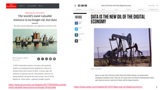 Universität Zürich Lunchveranstaltung: Open Data und Datenvisualisierungen
728. November 2018 – Forschungsstelle Digitale Nachhaltigkeit 7https://www.wired.com/insights/2014/07/data-new-oil-digital-economy/
https://www.economist.com/leaders/2017/05/06/the-worlds-
most-valuable-resource-is-no-longer-oil-but-data
 
