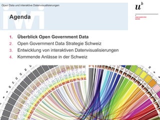 23. März 2017
Open Data und interaktive Datenvisualisierungen
5
Agenda
1. Überblick Open Government Data
2. Open Government Data Strategie Schweiz
3. Entwicklung von interaktiven Datenvisualisierungen
4. Kommende Anlässe in der Schweiz
 