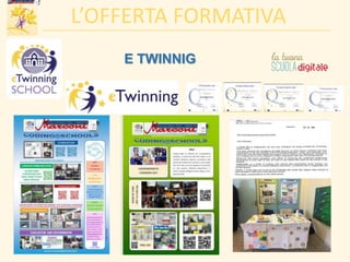L’OFFERTA FORMATIVA
E TWINNIG
 