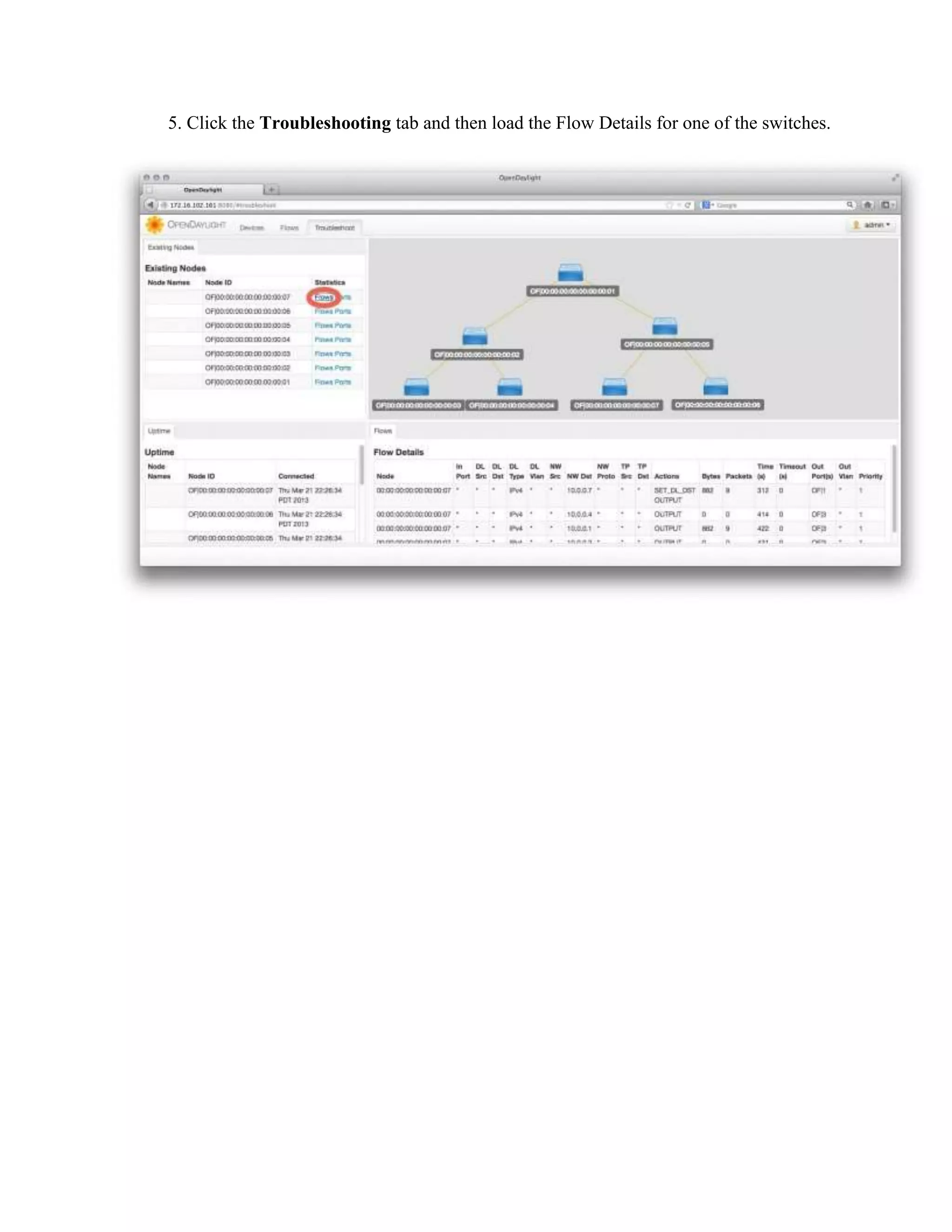 6. View the Port Details.

 