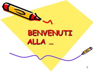 5
BENVENUTIBENVENUTI
ALLA …ALLA …
 