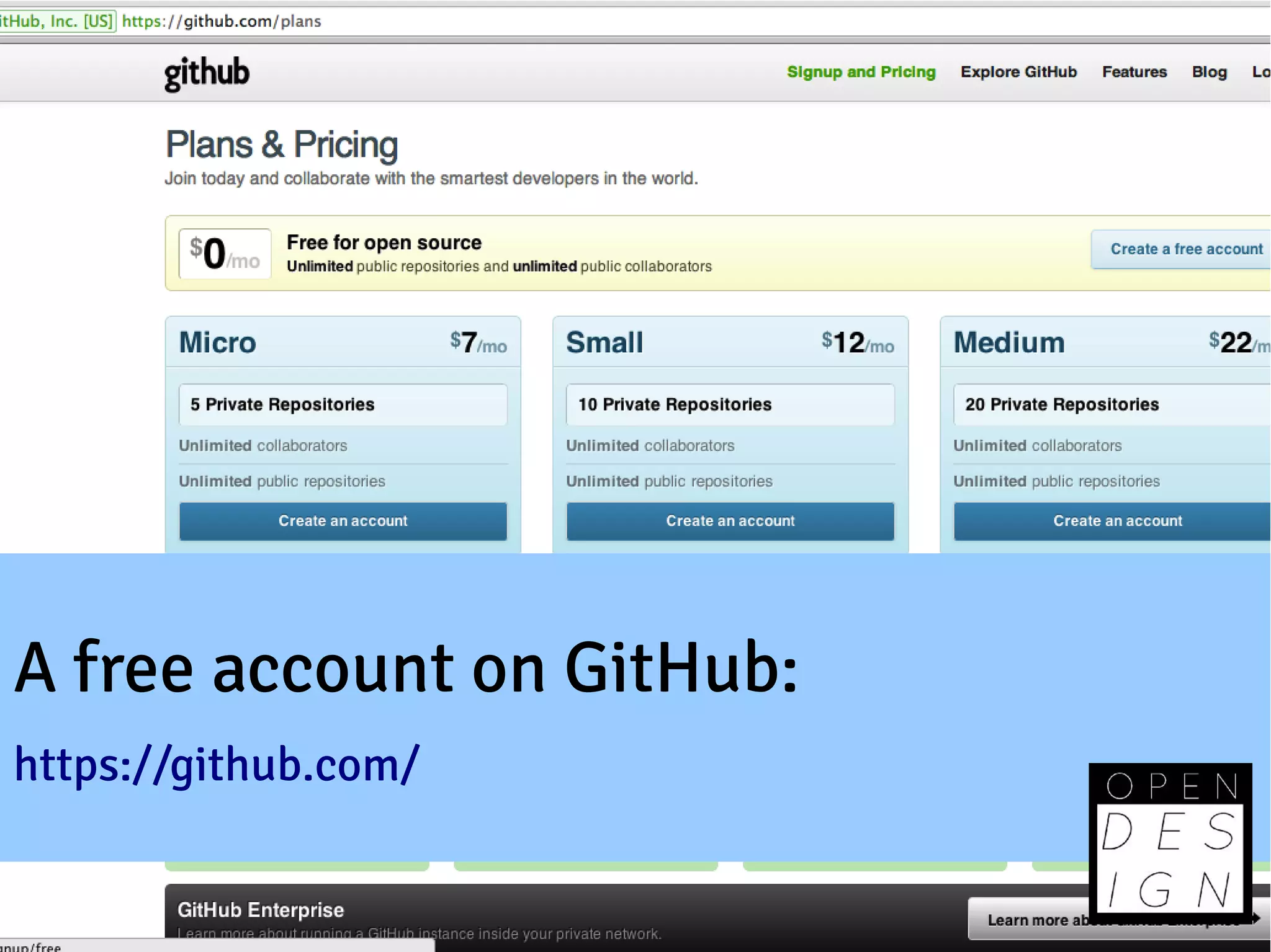 A free account on GitHub:
https://github.com/
 