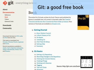 Git: a good free book




        Source: http://git-scm.com/book
 