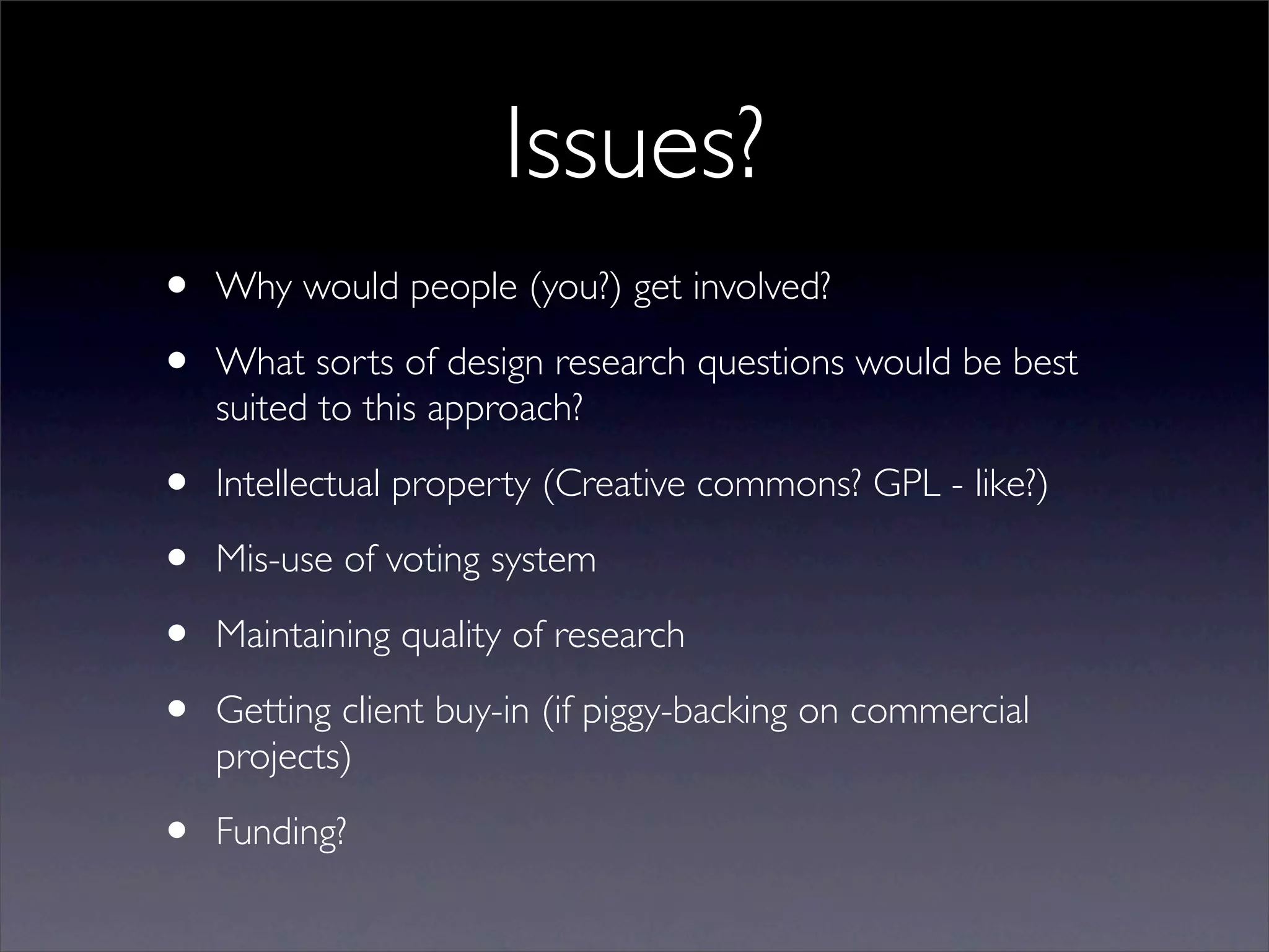 Open Design Research