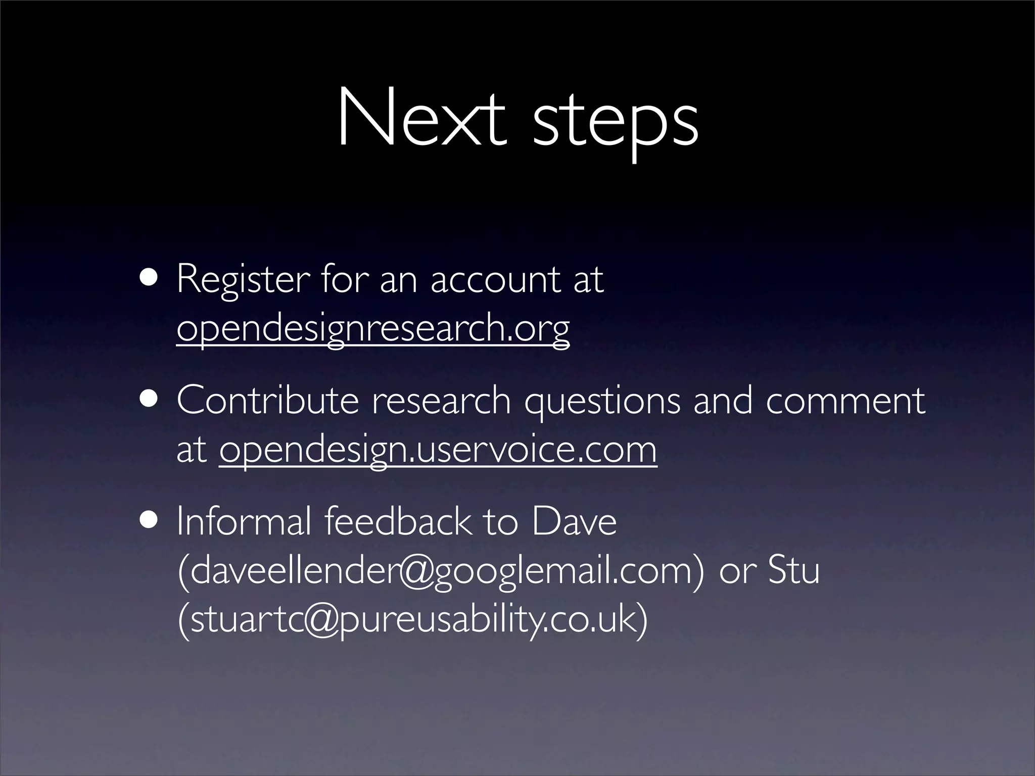 Open Design Research