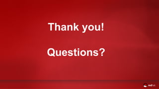 Thank you!
Questions?
 