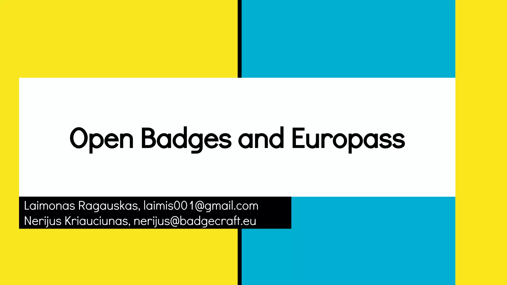 Open digital badges and Europass | PDF