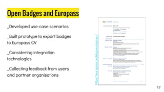 Open digital badges and Europass | PDF