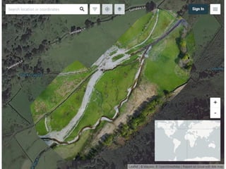 Drone orthomosaic vs. aerial imagery
 