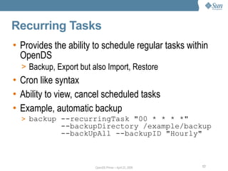 OpenDS Primer Aquarium